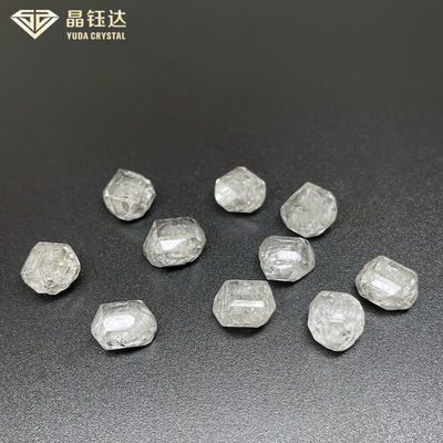 حجم كبير 8 قيراط 10 قيراط 15 قيراطًا من الماس الخام المزروع في المختبر D EF G اللون الماس الاصطناعي الكبير
