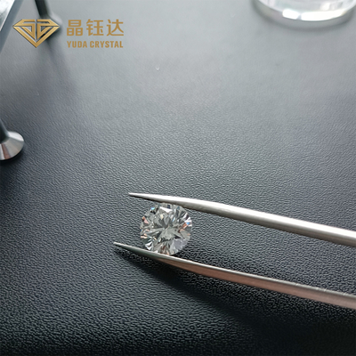 أبيض مستدير 7ct 8ct HPHT الماس المختبر النمو DEF اللون VVS VS وضوح