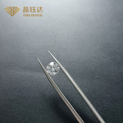 أبيض مستدير 7ct 8ct HPHT الماس المختبر النمو DEF اللون VVS VS وضوح