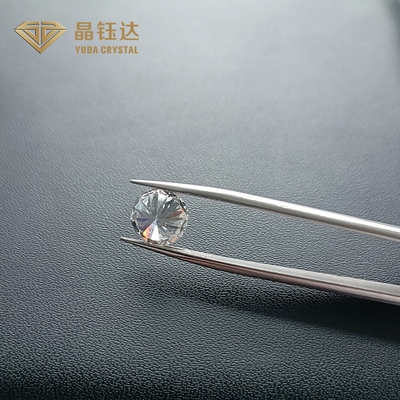 أبيض مستدير 7ct 8ct HPHT الماس المختبر النمو DEF اللون VVS VS وضوح