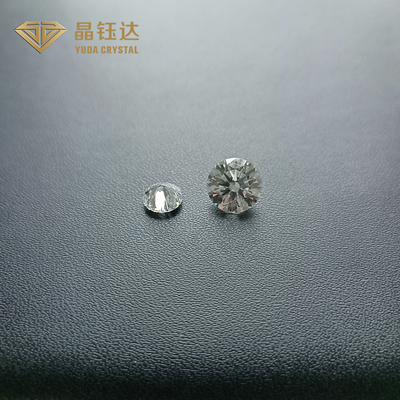 1.0ct 2.0ct 3.0ct مستديرة لامعة قطع فضفاضة المختبر النمو الماس HPHT للخاتم