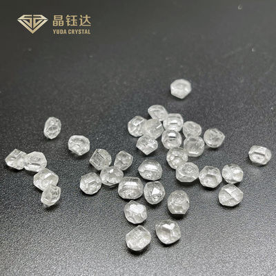 اليودا كريستال 3.0 - 4.0 ct أبيض VVS VS HPHT الماس الخام غير المقطوع الماس المصنوع في المختبر