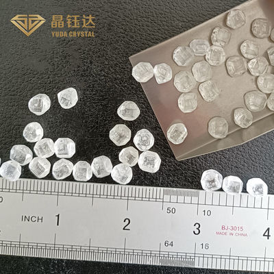 VS Plus 7.0 قيراط 8.0 قيراط HPHT الماس الخام الماس غير الملمع للخاتم 2ct