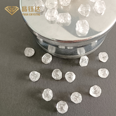 مستطيل 7mm 9mm DEF لون HPHT الماس الخام للخاتم