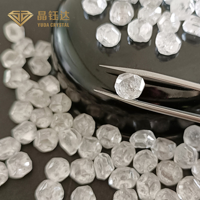 مربع مستدير 10ct GH لون VS وضوح HPHT الماس الخام للمجوهرات