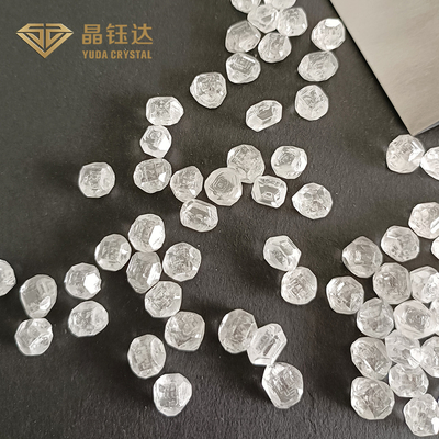 3Ct 4Ct HPHT VVS مقابل الماس الخام غير المصقول اصطناعيًا الماس Yuda Crystal