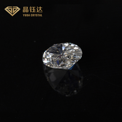 1.0 إلى 2.0ct HPHT جيا الماس المختبر النضج الأبيض شكل بيضاوي فضفاض